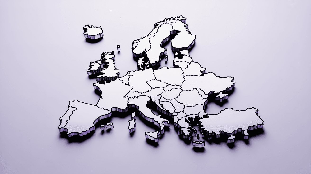 Carte de l'Union Européenne